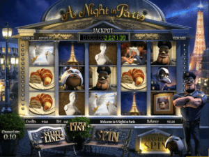 Aparatul slot A Night in Paris poate fi jucat gratuit