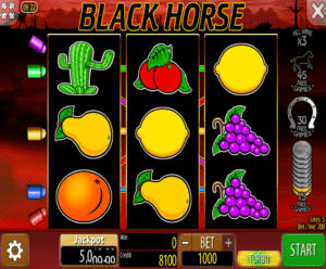 Joaca gratis pacanele Black Horse online