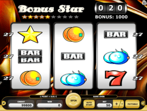 Bonus Star gratis joc ca la aparate online