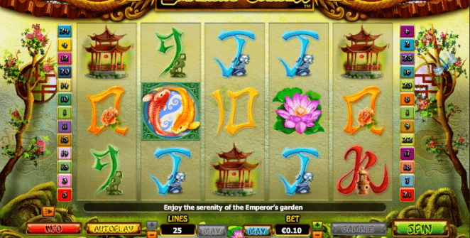 Jocul de cazino online Emperors Garden este gratuit