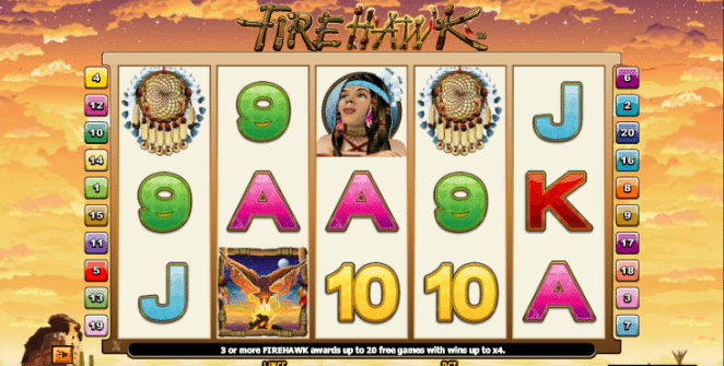 Jocul de cazino online Fire Hawk este gratuit