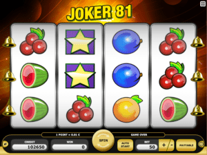Joaca gratis pacanele Joker 81 online