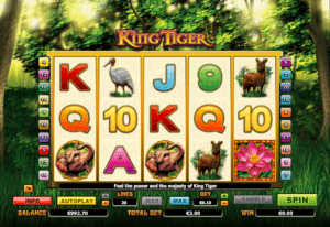 Joaca gratis pacanele King Tiger online