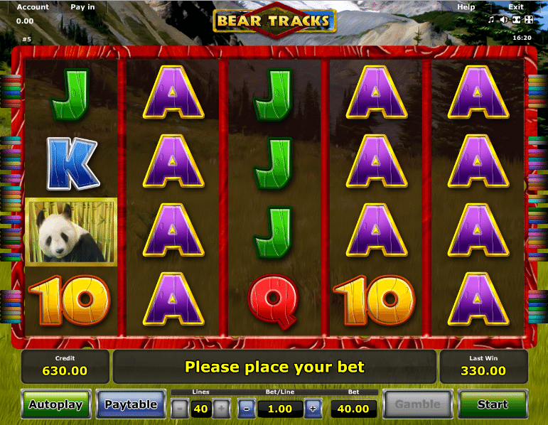 Jocul de cazino online Bear Tracks gratuit