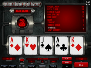 Joaca gratis pacanele Double Poker online