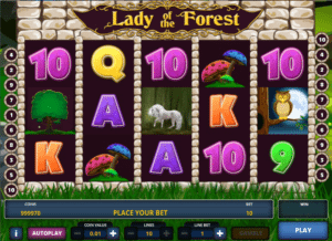 Joaca gratis pacanele Lady of the Forest online