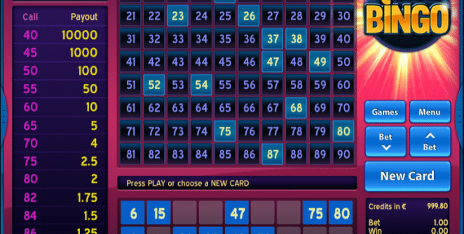 Jocul de cazino online Quick Bingo gratuit