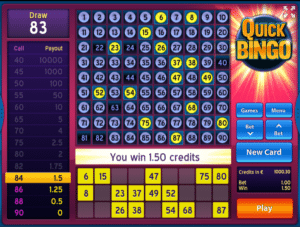 Jocul de cazino online Quick Bingo gratuit