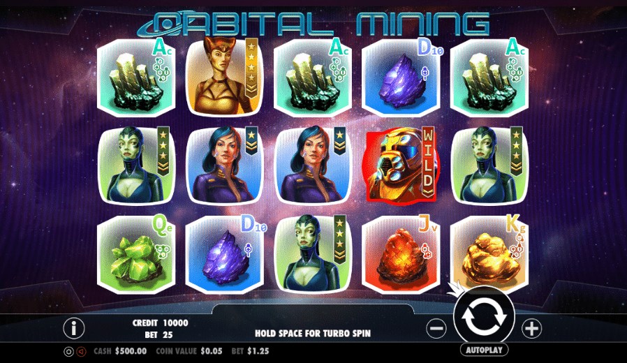 Jocul de cazino online Orbital Mining gratuit