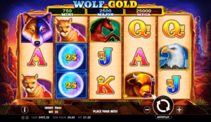 Jocul de cazino online Wolf Gold gratuit