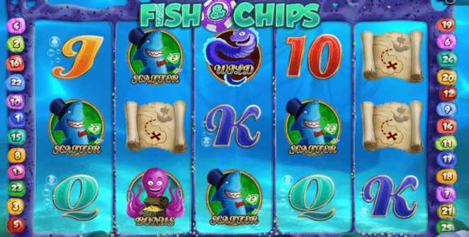 Joaca gratis pacanele Fish and Chips online
