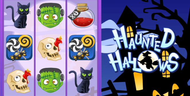 Joaca gratis pacanele Haunted Hallows online