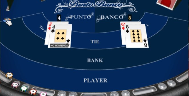 Joaca gratis pacanele Punto Banco online