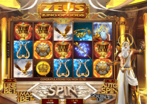 Jocul de cazino online Zeus King Of Gods gratuit