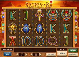 Joaca gratis pacanele Riches of Ra online