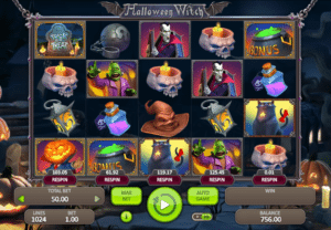 Joaca gratis pacanele Halloween Witch online