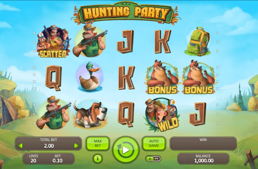 Jocuri Pacanele Hunting Party Online Gratis