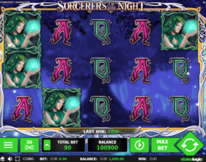 Joaca gratis pacanele Sorcerers of the Night online