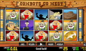 Joaca gratis pacanele Cowboys Go West online