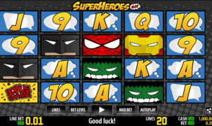 Joaca gratis pacanele Super Heroes WM online