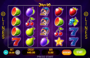 Jocul de cazino online Joker 40 gratuit