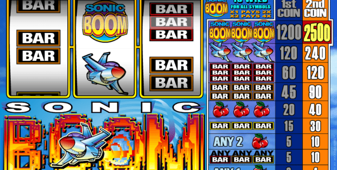 Joaca gratis pacanele Sonic Boom online
