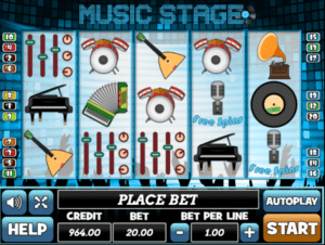 Jocul de cazino online Music Stage gratuit