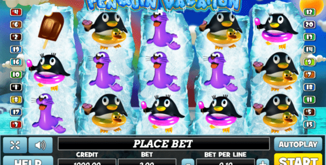 Joaca gratis pacanele Penguin Vacation online