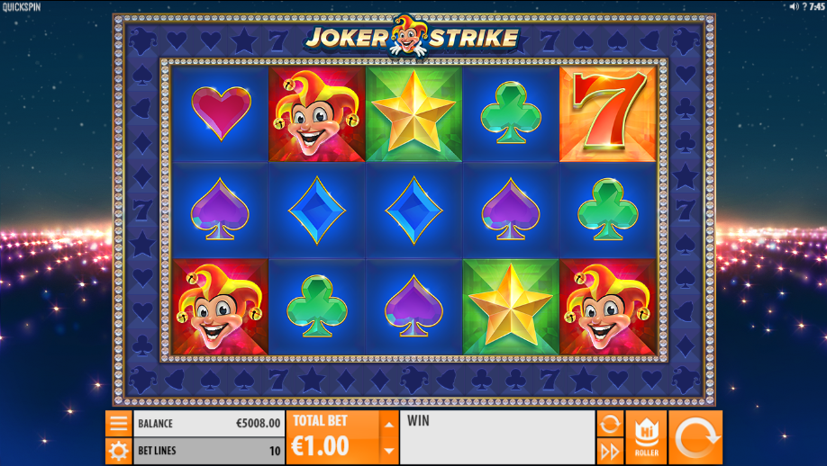 Joaca gratis pacanele Joker Strike online