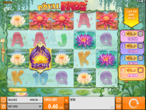 Joaca gratis pacanele Royal Frog online