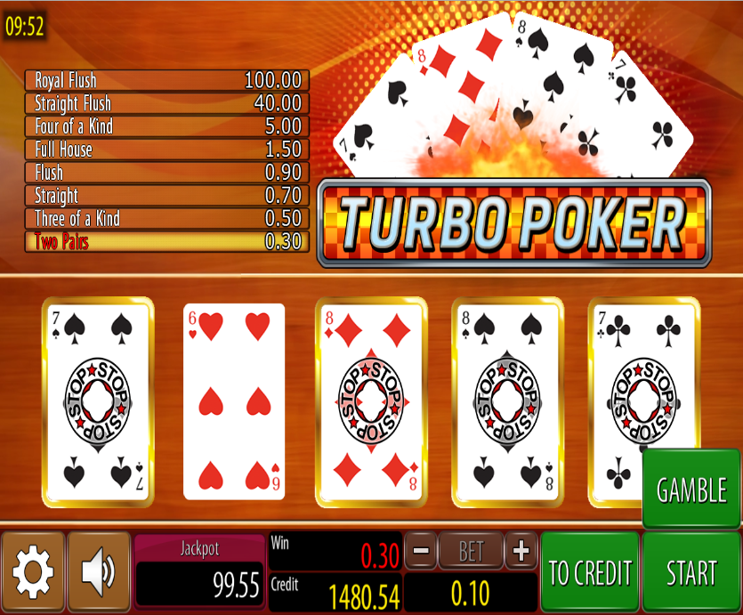 Turbo Poker Jocuri Pacanele ca la Aparate Online Gratis