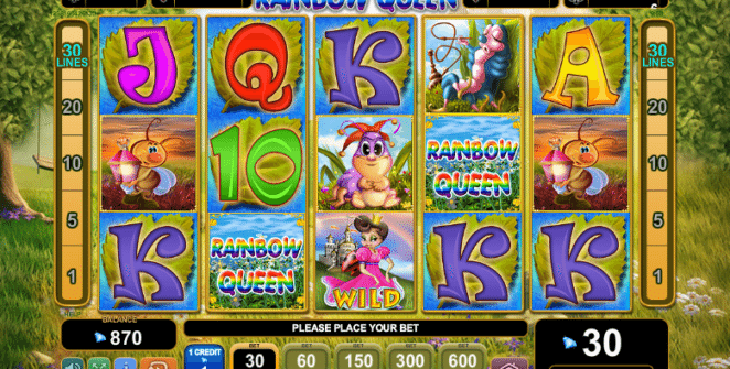 Joaca gratis pacanele Rainbow Queen online