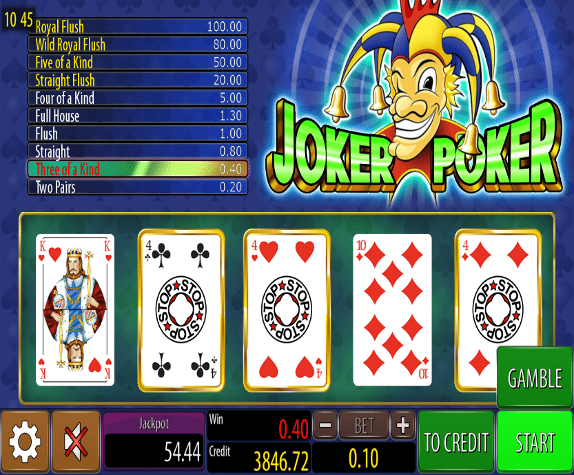 joker poker egt slot