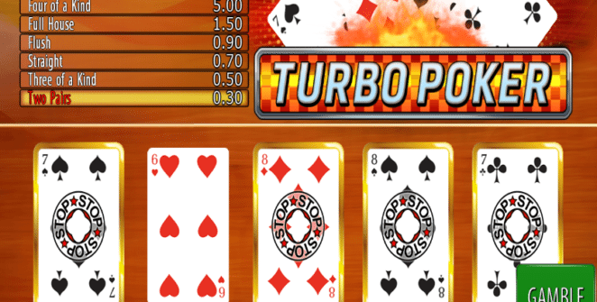 Turbo Poker gratis joc ca la aparate online