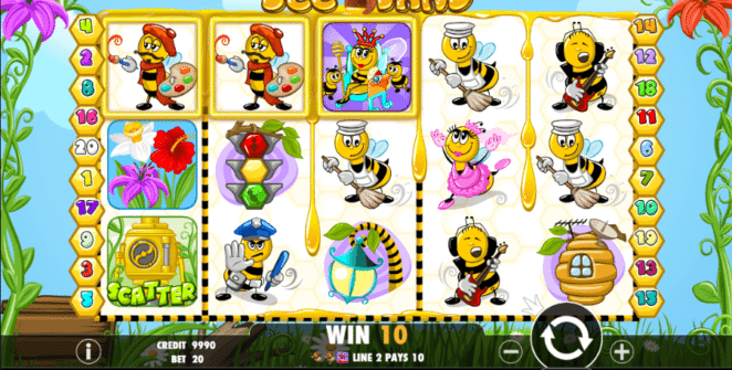 Joaca gratis pacanele Bee Land online