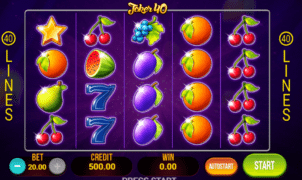 Jocul de cazino online Joker 40 gratuit